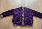 Fluweel vest jasje one size nieuw, Kleding | Dames, Paars, Maat 42/44 (L), Nieuw, Ophalen of Verzenden