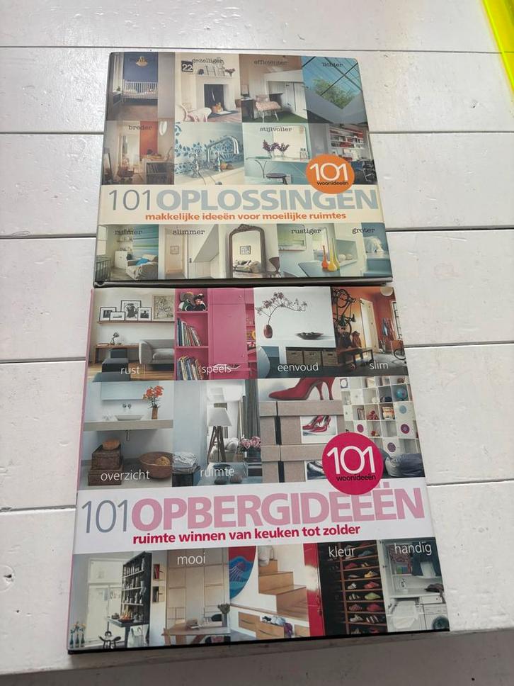 2x 101 Woonideeën boeken, Boeken, Wonen en Tuinieren, Gelezen, Interieur en Design, Ophalen of Verzenden