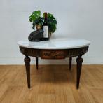 Vintage Regency salontafel Empire stijl met marmer blad 505, Huis en Inrichting, Tafels | Salontafels, Valkenswaard, Gebruikt