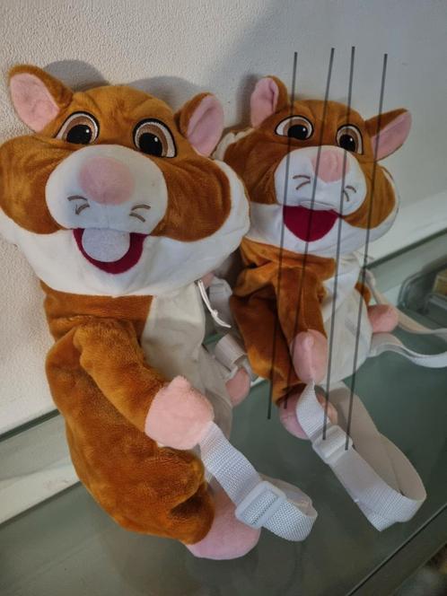 1x, RUGTAS HAMSTER ALBERT HEIJN, 45 cm Label, Nieuw! ., Kinderen en Baby's, Speelgoed | Knuffels en Pluche, Nieuw, Overige typen