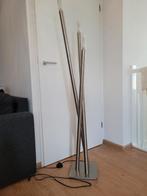 Staande lamp RVS met melkglas, Huis en Inrichting, Lampen | Vloerlampen, Ophalen, Gebruikt, Metaal, 150 tot 200 cm