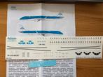 KLM Embraer 190 decal stickers modelbouw 1/144, Hobby en Vrije tijd, Modelbouw | Vliegtuigen en Helikopters, Overige merken, 1:72 tot 1:144