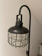 Industriële stalamp, Huis en Inrichting, Lampen | Vloerlampen, Ophalen, Zo goed als nieuw, Metaal, 150 tot 200 cm