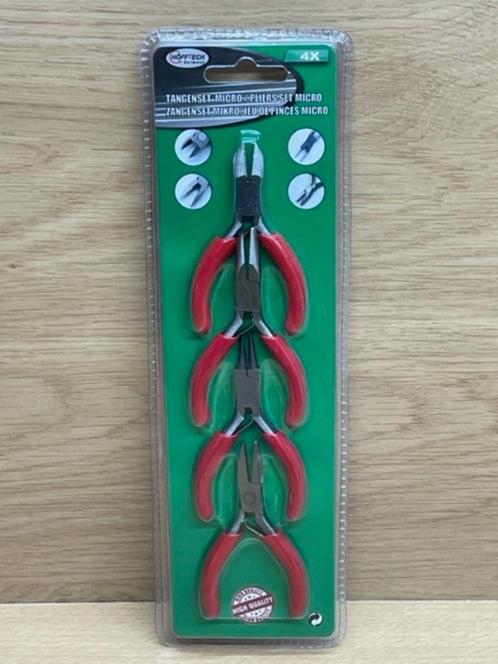 Tangenset mini 4 dlg., Hobby en Vrije tijd, Knutselen, Nieuw, Gereedschap of Toebehoren, Ophalen of Verzenden