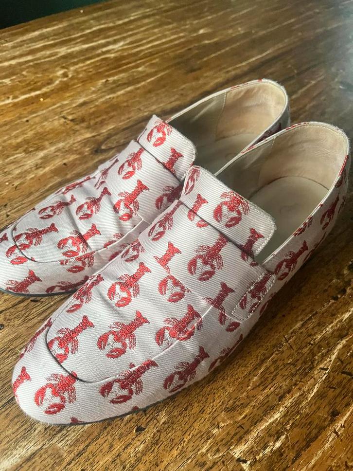 Fabiënne Chapot 'Lobster🦞🦞🦞' Instappers Maat 42, Kleding | Dames, Schoenen, Zo goed als nieuw, Instappers, Ophalen of Verzenden