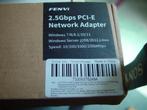 Lankaart 2,5 gps 2 x  /rtl8 111 4c 1 gps2x pci e, Ophalen of Verzenden, Nieuw, Intern, REALTEK