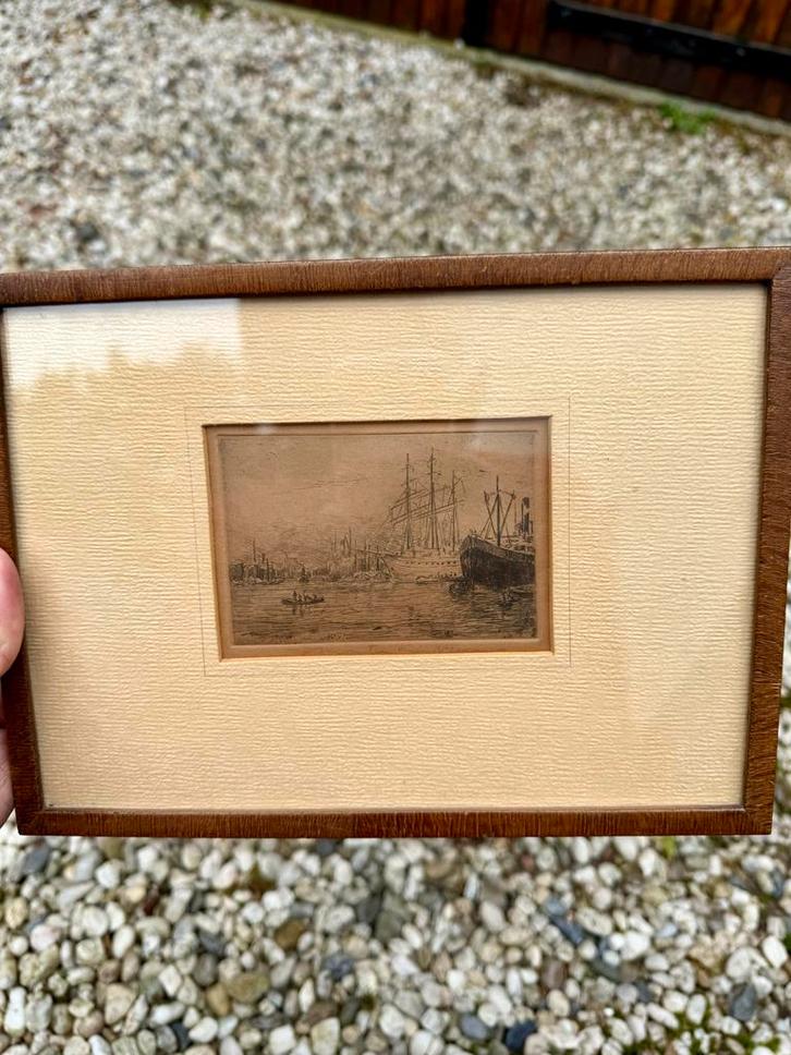 Diverse etsen in lijst, Antiek en Kunst, Kunst | Etsen en Gravures, Ophalen