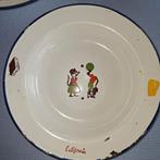 3 emaille kinderbordjes van California, Ophalen of Verzenden