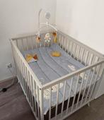 TWF box Nina clay met boxkleed en mobiel, Kinderen en Baby's, Boxen, Ophalen, Gebruikt, Rechthoekig, Boxkleed