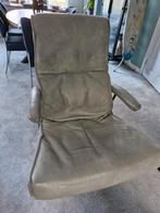 2 Leren Fauteuils - 5 jaar oud, Ophalen, 75 tot 100 cm, Zo goed als nieuw, Metaal