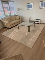 Klassiek hoogpolig groot vloerkleed, beige, 300 x 240 cm, Ophalen, Gebruikt, Klassiek met warme uitstraling, Beige