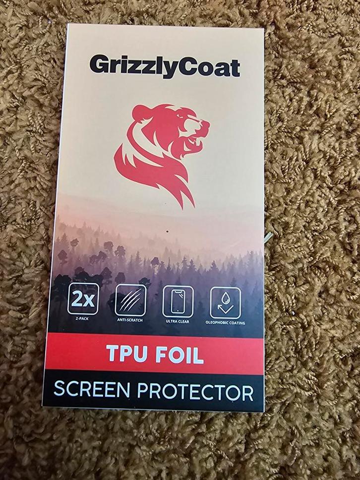 GrizzlyCoat TPU Screenprotector - Nieuw, Telecommunicatie, Mobiele telefoons | Hoesjes en Frontjes | Apple iPhone, Nieuw, Hoesje of Tasje