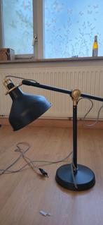 Bureaulamp, metaal, zwart, Ophalen, Zo goed als nieuw, Metaal, Minder dan 50 cm