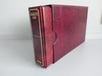 rood cigarette card album +cassette + 50 10-vaks bladen, Ophalen, Gebruikt