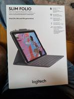 Logitech Slim Folio iPad Hoes met Toetsenbord, Computers en Software, Android Tablets, Ophalen of Verzenden, Nieuw, Slim Folio