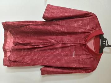 Wielrenshirts rood/blauw voor heren (Triban RC100 maat L) beschikbaar voor biedingen