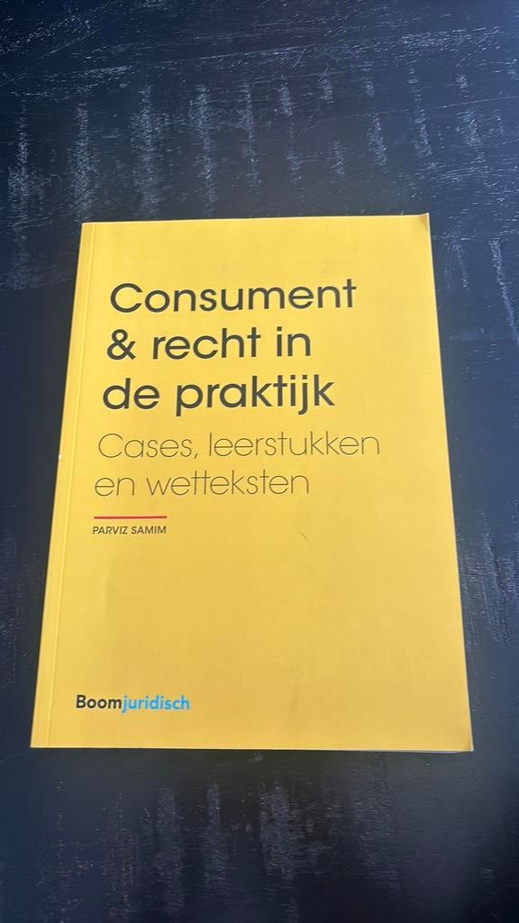 Parviz Samim - Consument & recht in de praktijk, Parviz Samim, Sociale wetenschap, Ophalen of Verzenden, Zo goed als nieuw
