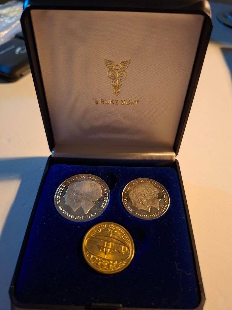 Muntset Juliana en Beatrix, rijksdaalder en gulden, Postzegels en Munten, Munten | Nederland, Ophalen, Overige waardes