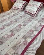 Sprei -zware kwaliteit -artisanaal-2-zijdig-250x235cm+slopen, Huis en Inrichting, Slaapkamer | Beddengoed, Overige kleuren, Overige typen