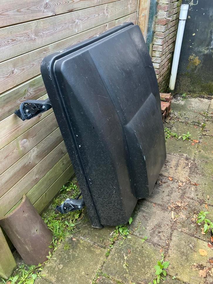 Dak koffer + Fiat Punto dakdragers, Auto diversen, Dakkoffers, Gebruikt, Ophalen