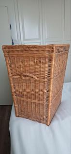 Rieten Wasmand met Deksel, Ophalen, Minder dan 50 cm, 50 tot 100 cm, Zo goed als nieuw