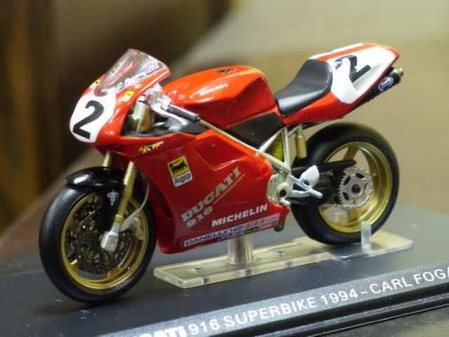 Carl Fogarty Ducati 916 1994 1:24, Hobby en Vrije tijd, Modelauto's | 1:18, Nieuw, Motor, Overige merken, Ophalen of Verzenden
