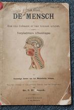 Antiek boekje van menselijk lichaam., Antiek en Kunst, Antiek | Boeken en Bijbels, Ophalen of Verzenden