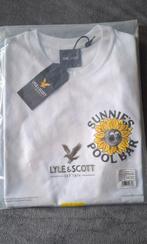 Nieuw Lyle & Scott T-shirt met kaartjes eraan, Wit, Nieuw, Ophalen of Verzenden, Lyle & Scott