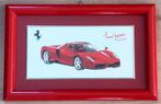 Originele Ferrari Enzo ingelijste  alu foto, 2002, Verzenden
