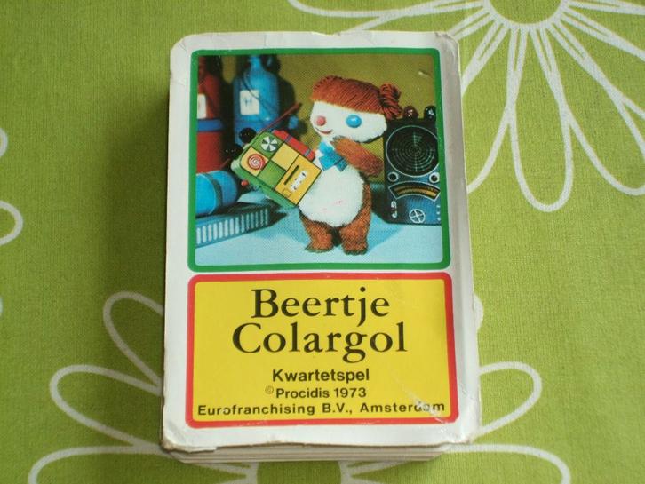 Beertje Colargol kwartetspel 1973, Verzamelen, Speelkaarten, Jokers en Kwartetten, Gebruikt, Kwartet(ten), Ophalen of Verzenden