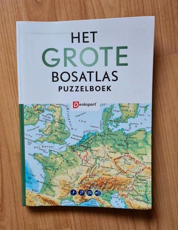 Het grote bosatlas puzzelboek denksport GRATIS BIJ AANKOOP  beschikbaar voor biedingen