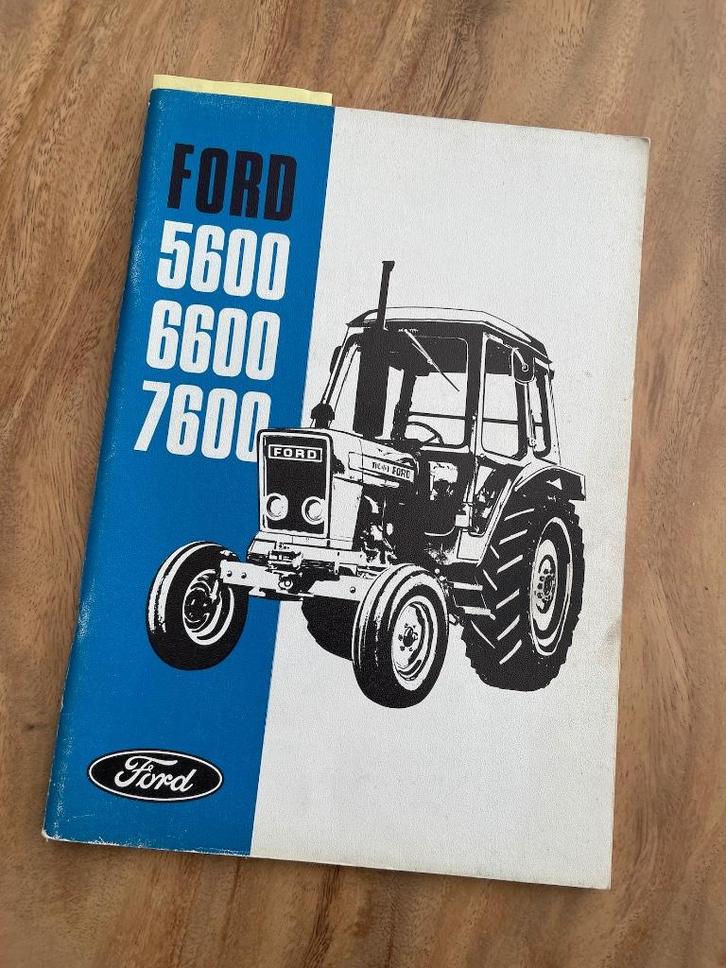 Ford 5600 6600 7600 instructie boek, Boeken, Auto's | Folders en Tijdschriften, Nieuw, Overige merken, Ophalen of Verzenden