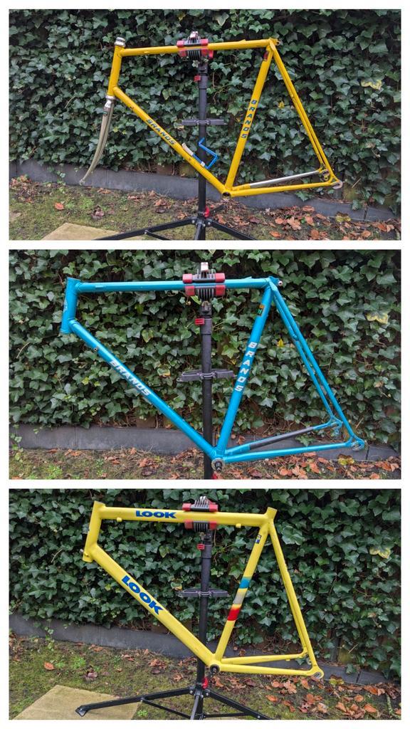 Racefiets frames - Look, Brands/Gazelle in 1 koop of per stu, Doe-het-zelf en Verbouw, Steigers, Gebruikt, Overige typen, Minder dan 2 meter