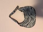 Zebra handtas, Ophalen of Verzenden, Nieuw, Zwart, Handtas