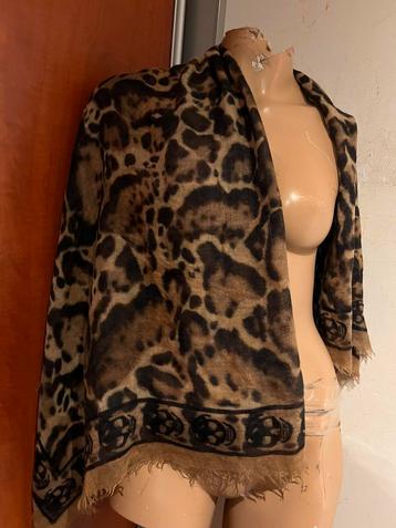 ALEXANDER MCQUEEN pashmina cashmere en zijde  origineel ZGAN beschikbaar voor biedingen