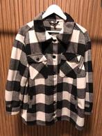 H&M shacket overhemd jack houthakker zwart wit 2XL nieuw, Kleding | Dames, Grote Maten, H&M, Verzenden, Zwart, Nieuw