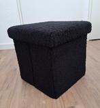 Poef met opbergruimte, Huis en Inrichting, Ophalen, Minder dan 50 cm, Rond, Minder dan 50 cm
