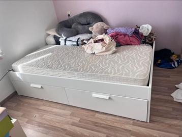 Brimes ikea bed 160x200 zonder hoofdbord met lattenbodems