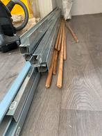 C45L profielen voor tussenwand, Doe-het-zelf en Verbouw, Metalen, Ophalen, Gebruikt, IJzer