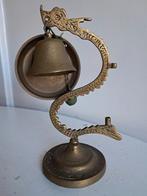 Antieke messing draak bel, Ophalen of Verzenden, Gebruikt