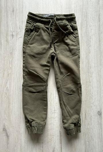 Primark legergroene strecht lange broek cargo broek 104 beschikbaar voor biedingen