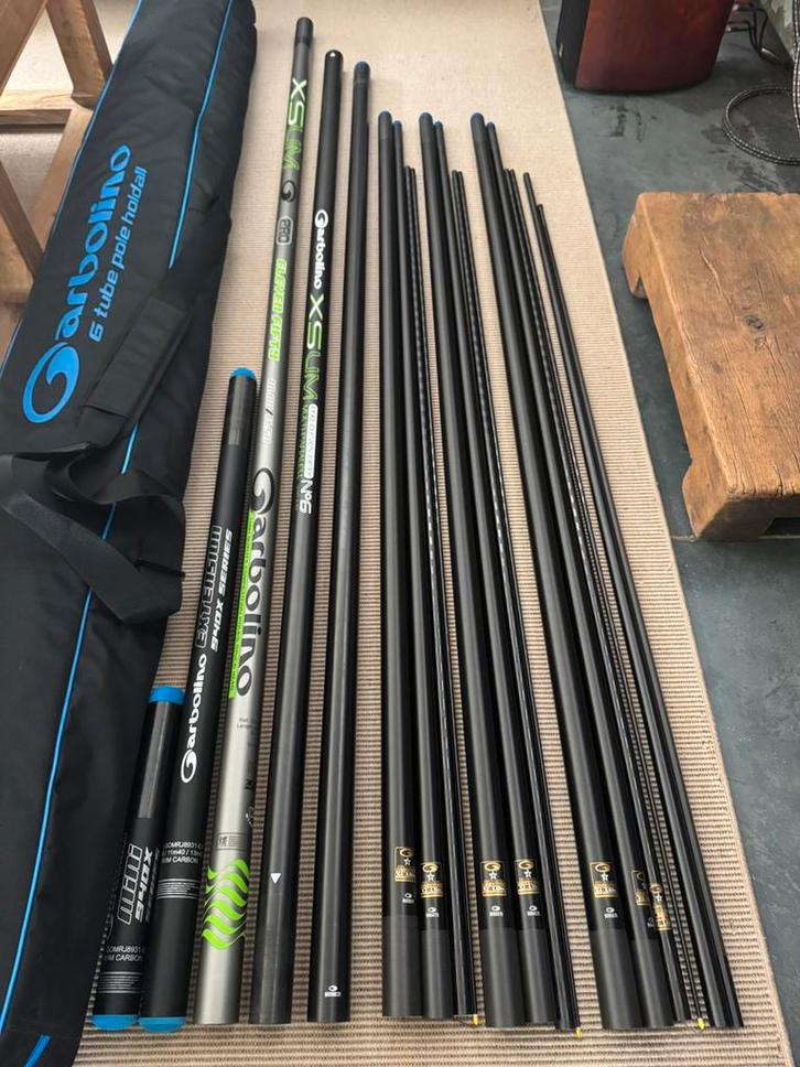 Garbolino X slim PRO eleven fifty pack- Zo goed als nieuw!, Watersport en Boten, Hengelsport | Witvissen, Zo goed als nieuw, Vaste hengel