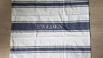 Theedoek met tekst Sweden beschikbaar voor biedingen