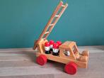 De Groene Merel houten brandweer ladderwagen antroposofisch, Kinderen en Baby's, Speelgoed | Houten speelgoed, Ophalen of Verzenden