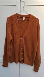 Vintage vest, maat 36/38 - S/M - bruin/ camel - 90's, Bruin, ,, Ophalen of Verzenden, Vintage