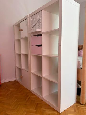2 x 8-vaks wandmeubel / kast Kallax Ikea beschikbaar voor biedingen