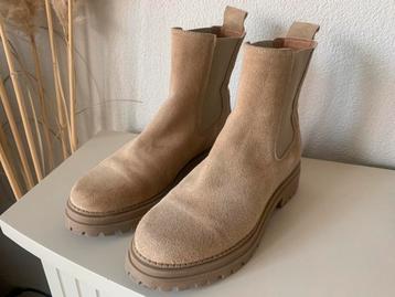 Dames chelseaboots beige van Oxmox, maat 40 beschikbaar voor biedingen