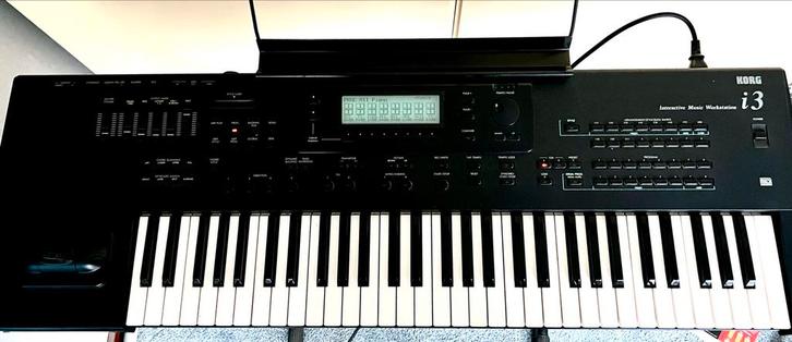 Korg i3 Workstation met Koffer, Muziek en Instrumenten, Keyboards, Gebruikt, 61 toetsen, Korg, Aanslaggevoelig, Ophalen