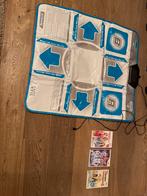Wii Dansmat + 3 Games, Spelcomputers en Games, Games | Nintendo Wii, Muziek, Gebruikt, 1 speler, Eén computer