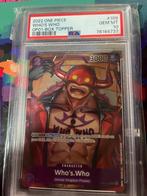 2022 One Piece Romance Dawn 109 Who's Who Box Topper PSA 10, Verzenden, Zo goed als nieuw, Overige typen